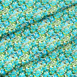 カットクロス Windham Fabrics Alfie 52296D-2 Summer Roses Teal 4枚目の画像