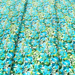 カットクロス Windham Fabrics Alfie 52296D-2 Summer Roses Teal 3枚目の画像