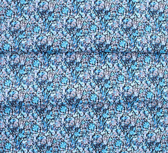 カットクロス Windham Fabrics Alfie 52298D-5 Spring birds Turquoise 6枚目の画像