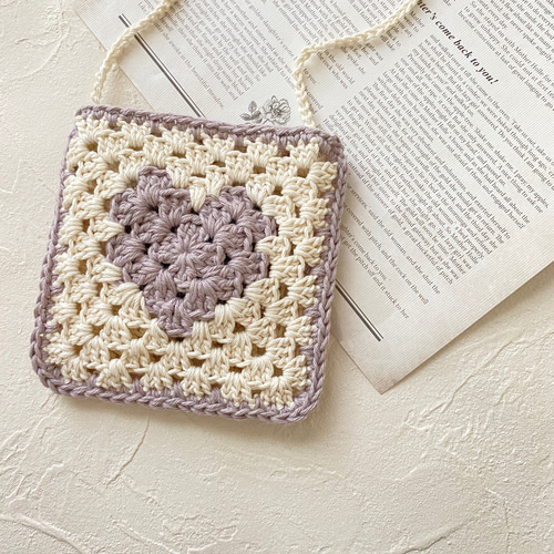 ハートグラニースクエアポシェット キッズショルダーバッグ ポシェット