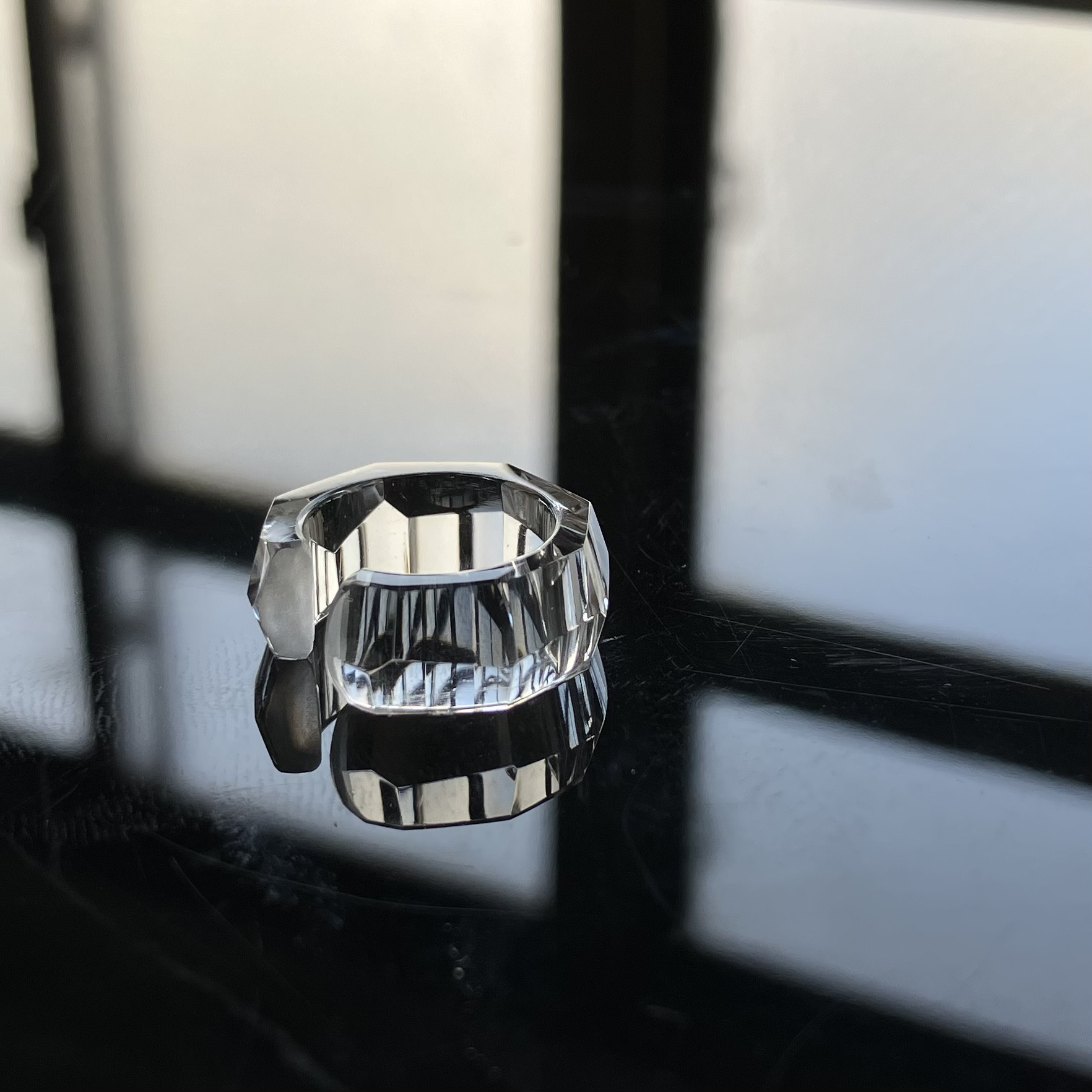 水晶のイヤーカフmini