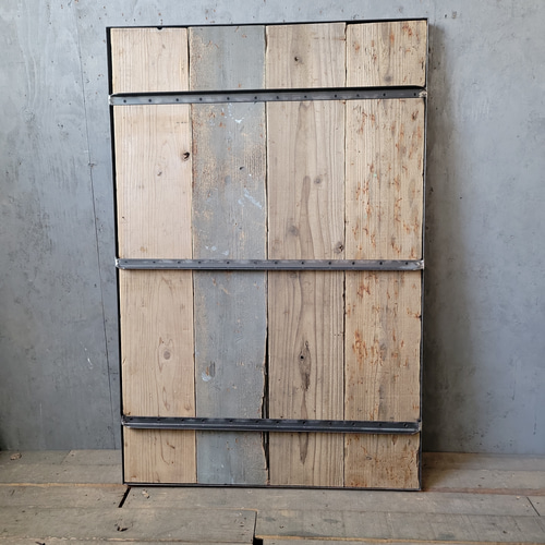 天板 足場板 古材 食卓テーブル 長方形 北欧 ヴィンテージ 黒皮