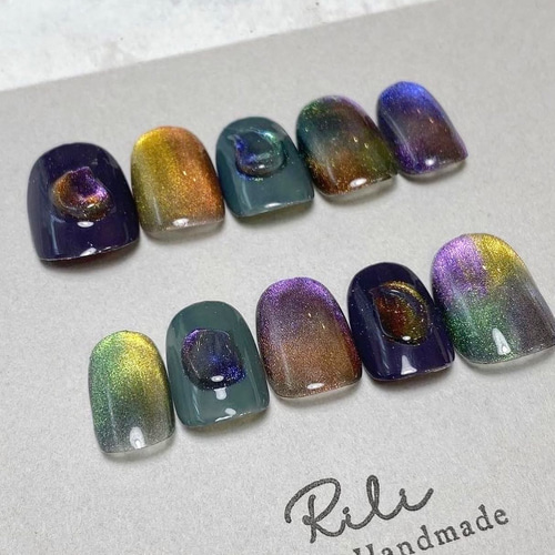 ニュアンスマグネットネイル ネイルチップ（つけ爪） nailsalonrili  