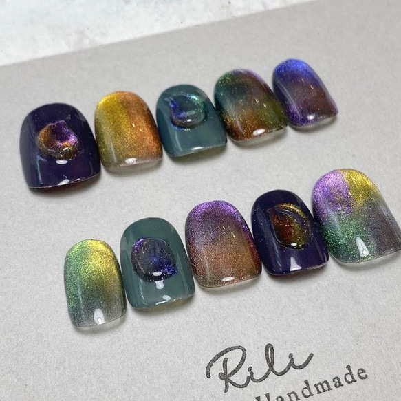 ニュアンスマグネットネイル ネイルチップ（つけ爪） nailsalonrili