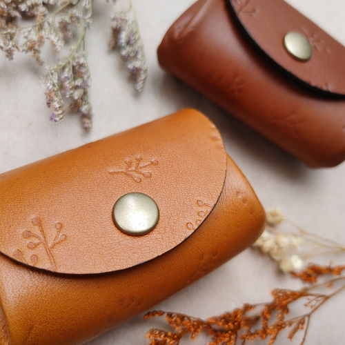 本革アコーディオンケース 小物も贅沢にオールレザー！ 高級志向の