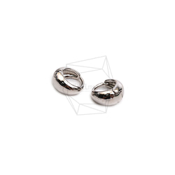 ERG-2421-R [2 pieces] 圓形一觸式耳環,圓形一觸式耳環 第2張的照片