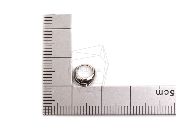 ERG-2421-R [2 pieces] 圓形一觸式耳環,圓形一觸式耳環 第5張的照片