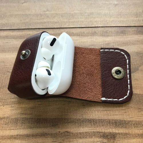 AirPods pro / Pro3/2 レザーケース 本革 栃木レザー ワイヤレス