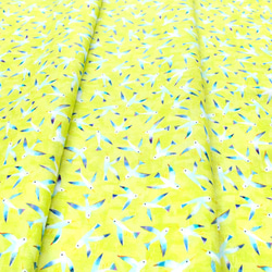 カットクロス Windham Fabrics Icy World 52971D-5 Seagulls Yellow 4枚目の画像