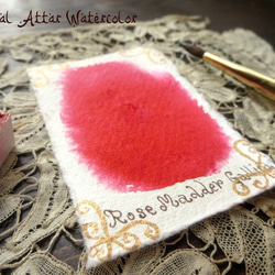 *♥香る水彩絵具 茜 Genuine Rose Madder Rubia Natural Watercolor♥* 2枚目の画像