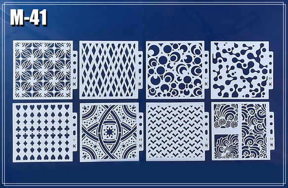 ステンシルシート　藤真様 ステンシルシート 藤真様