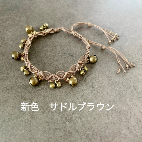 再販】鈴の音が軽やか♪ エスニック ベル ブレスレット/アンクレット