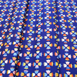 カットクロス Windham Fabrics Sweet Oak 51308-1 Acorns Navy 4枚目の画像