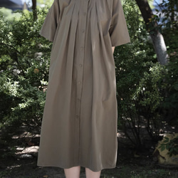 3色 綿100％　夏ミディアム丈ワンピース*スカート* ロングドレス/ゆったり レディース*ホワイト 4枚目の画像
