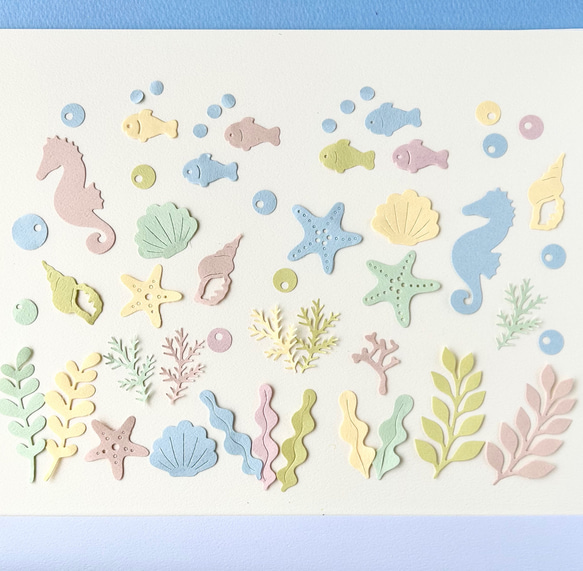 水族館 ♡ クラフトパンチ ダイカット アルバム作り - クラフト