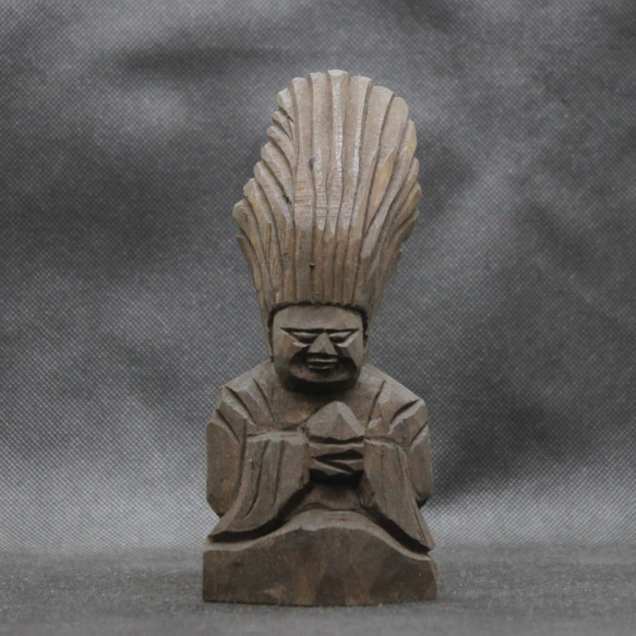 護法神（15cm gh4202）仏像 円空仏 摸刻 木彫 彫刻 円空工房Z