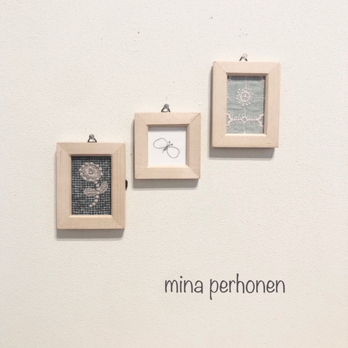 mina perhonen ミナペルホネン ファブリックパネル 3点セット ...