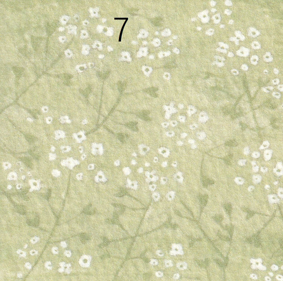 【日本画ポスター】サイズも選べる春の雑草　９選　なずな・たんぽぽ・クローバー・つくし・スギナ・いぬふぐり 10枚目の画像