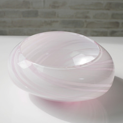 新作*柔和*淡粉色玻璃碗（中號：中號碗） 第5張的照片