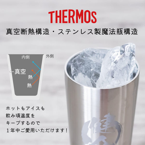 ギフト 名入れ タンブラー サーモス 400ml コースター セット 父の日