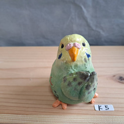 お着替え小鳥　セキセイインコ　インコ　小鳥　インテリア　陶器小鳥　一輪挿し　置物　Ｋ5- H658 11枚目の画像