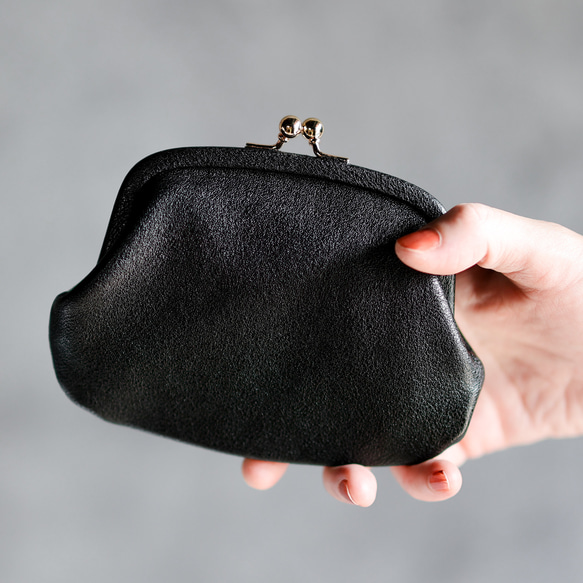 楽天市場】がま口財布 二つ折り財布 コンパクト 猫柄 型押し