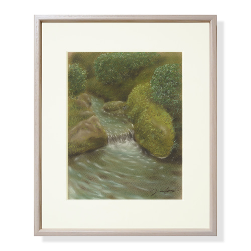 兼六園（パステル画・マット紙付き） 絵画 パステル画生活 通販 
