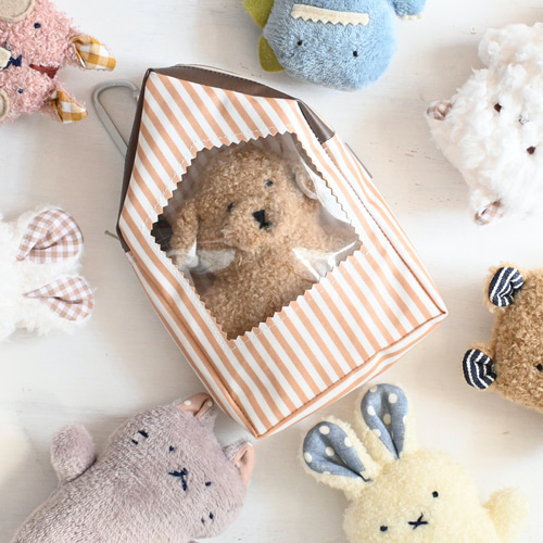 人気作家様　ハンドメイド　ぬいぐるみ　ポーチ 人気作家様ハンドメイドぬいぐるみポーチ