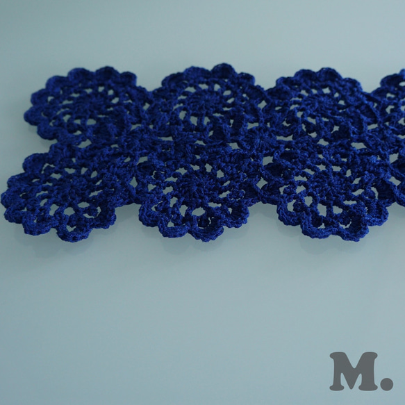 Handknitted beautiful color doily mat DPM3 第2張的照片
