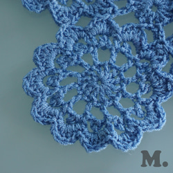 Handknitted beautiful color doily mat DPM2 第3張的照片