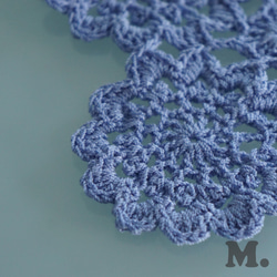 Handknitted beautiful color doily mat DPM1 第3張的照片