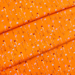 カットクロス Windham Fabrics / Far Far Away 3 / Wildflowers Orange 5枚目の画像