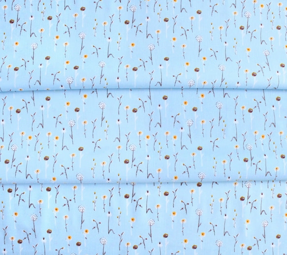 カットクロス Windham Fabrics/Far Far Away 3/Wildflowers Light Blue 6枚目の画像