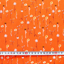 カットクロス Windham Fabrics Far Far Away 3/Wildflowers Burnt OG 3枚目の画像