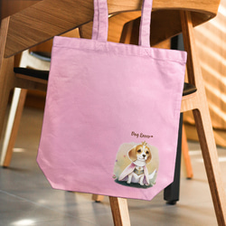 【 ロイヤル ビーグル 】 キャンバス トートバッグ　犬　ペット　うちの子　プレゼント　ギフト　母の日 2枚目の画像