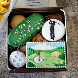 ゴルフコースクッキー缶 2枚目の画像