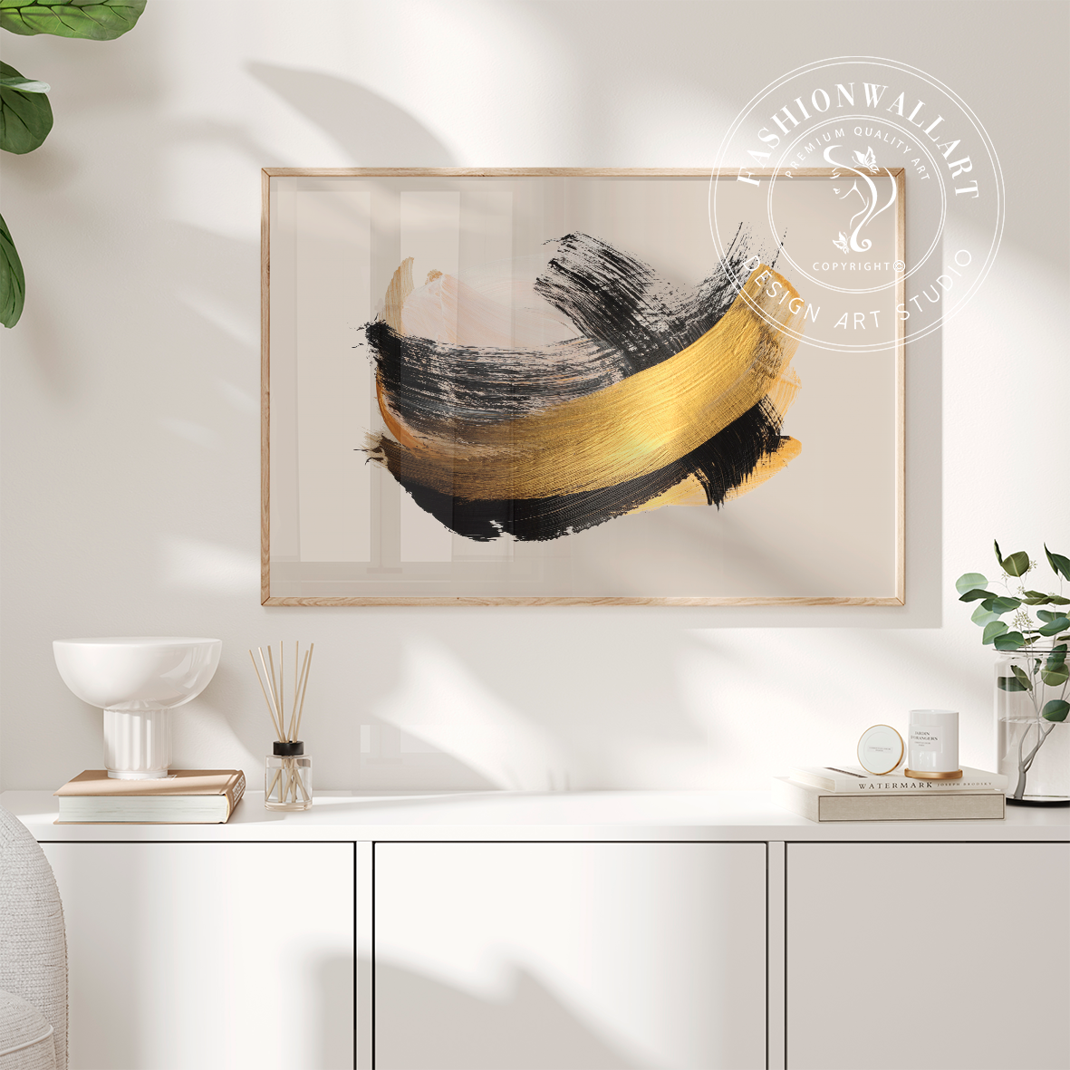 インテリア 絵画 額装アート作品／とんぼモチーフ 和モダン 書風メッセージ入り