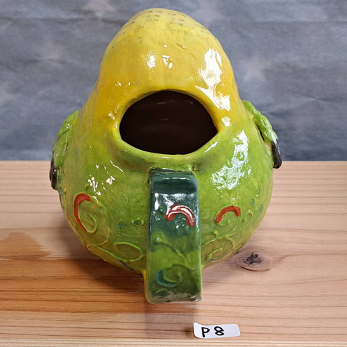 セキセイインコ 小鳥ポット インコ 小鳥 インテリア 陶器小鳥