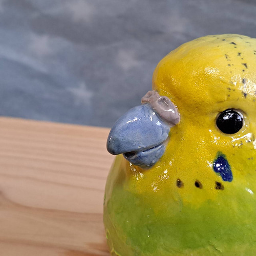 セキセイインコ 小鳥ポット インコ 小鳥 インテリア 陶器小鳥