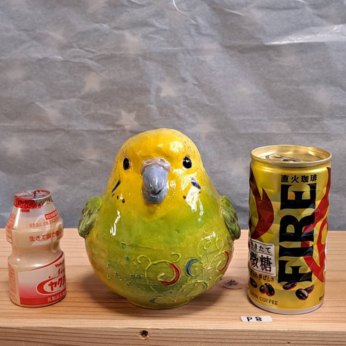 セキセイインコ 小鳥ポット インコ 小鳥 インテリア 陶器小鳥