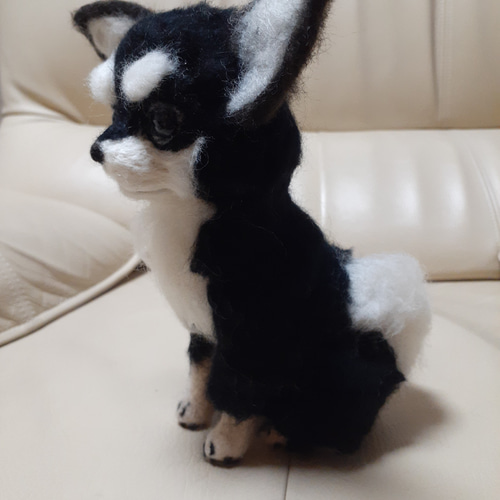 羊毛チワワ(在庫あり) 黒チワワ(売れました) 羊毛フェルト King