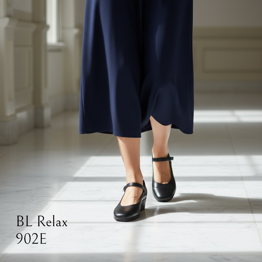 ◆コンフォートパンプス◆”BL.Relax"BL902　ストラップシューズ／21.5cm～25.0cm