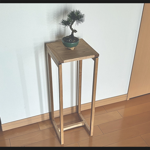 花台 フラワースタンド 飾り台 展示台 和モダン 無垢材 棚 花台 フラワースタンド 飾り台 展示台 和モダン 無垢材 棚