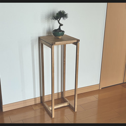 【無垢材】　花台スタンド　華台スタンド　オブジェ 無垢材】 花台スタンド 華台スタンド オブジェ