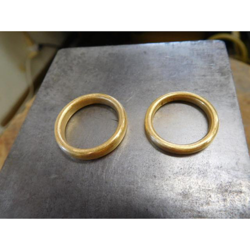 鍛造 結婚指輪 純金 24金 k24 超甲丸 リング 男性4mm 女性3mm 鍛造 結婚指輪 純金 24金 k24 超甲丸 リング 男性4mm 女性3mm