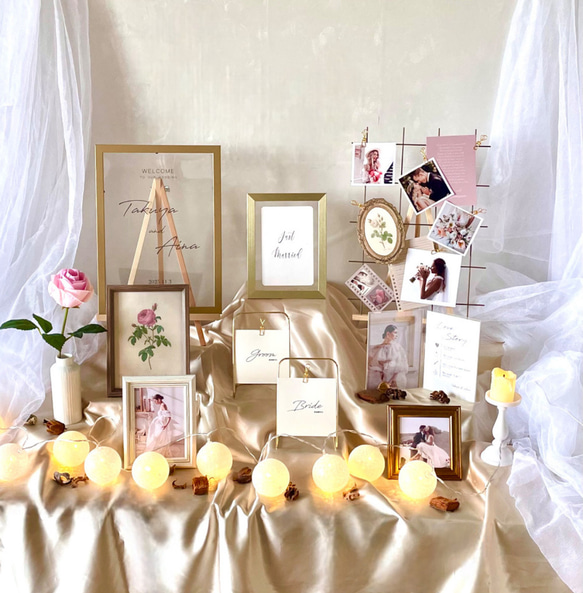 あさみ　ウェルカムスペース　結婚式　受付サイン付き　まとめ売り　セット あさみ様専用 ウェルカムスペース 結婚式 受付サイン付き まとめ