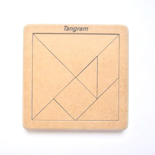 エルメス　紙製のパズル　タングラム　イヤーズギフト　ホリデー　カレデザイン タングラムパズル 改訂版 おもちゃ・人形 ヒロ工房 通販 15972029