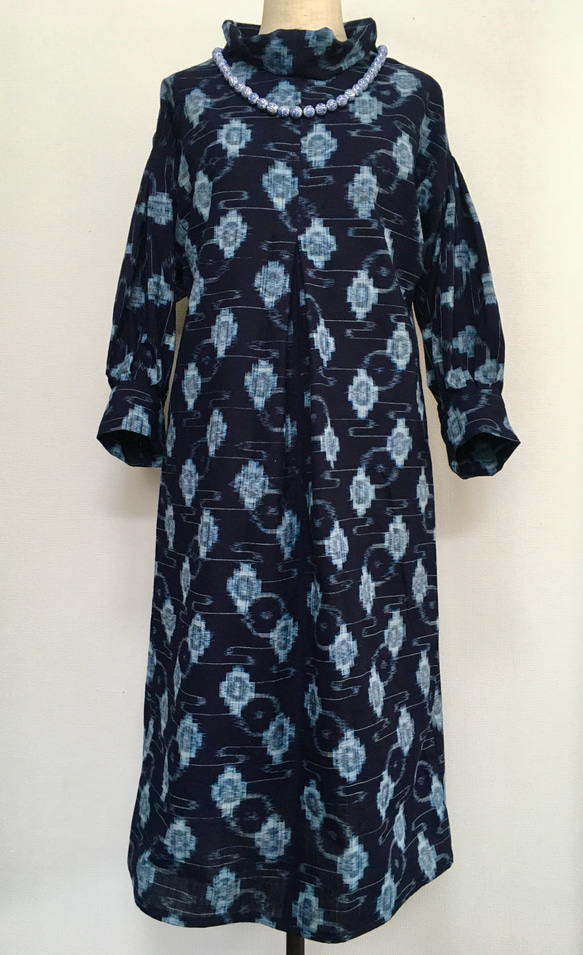 着物リメイク縮緬バルーンドレスパンツセット