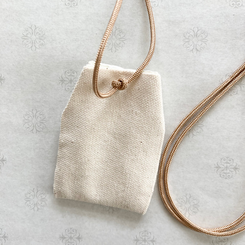 お守り袋 ミニサイズ 首かけタイプ♡ふんわり裏地付き 送料無料 ポーチ