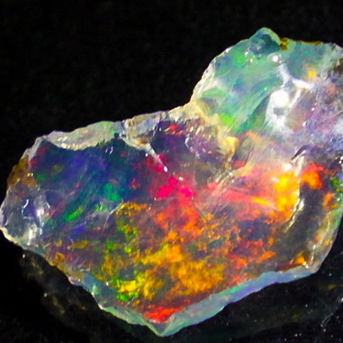 ☆オパールの原石☆3.00ct/18.8mm☆天然石蛋白石☆鉱物原石